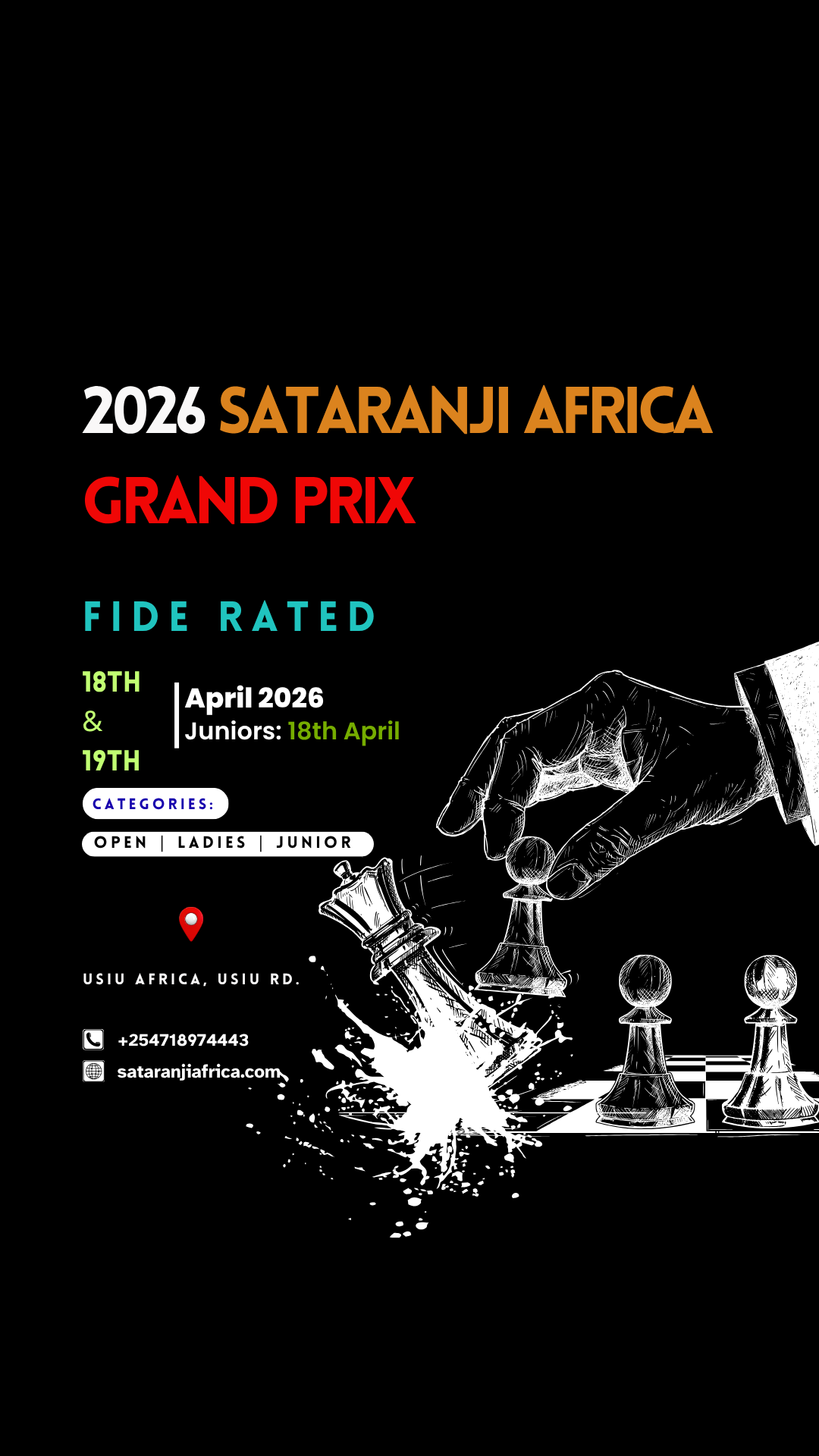Sataranji Africa Grand Prix: Juniors